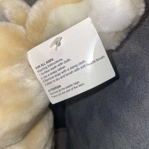 Dan Dee Plush Bunny Rabbit Basketball Stuffed Animal Nursery Shower Gift Bow 11" - Picture 7 of 11